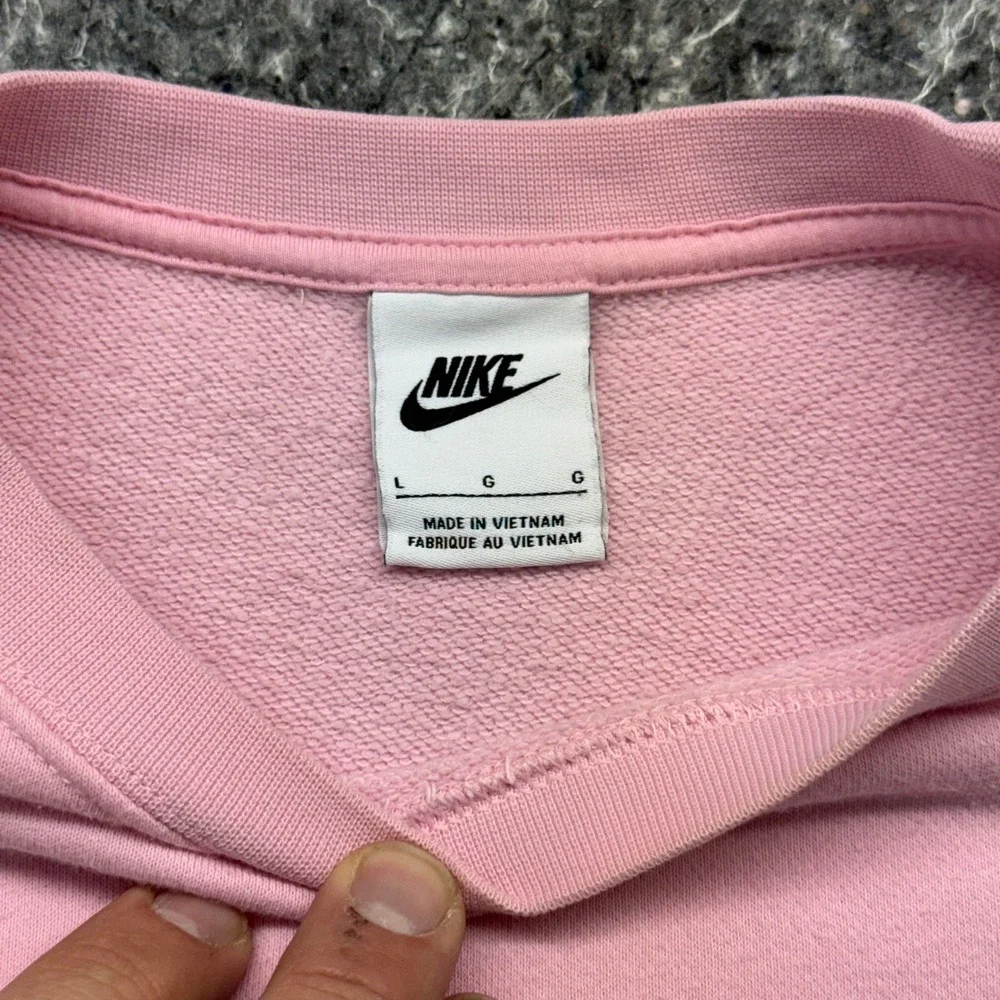 Nike Sportswear Club Fleece Crewneck Sweatshirt Pink DQ5473-690 Large